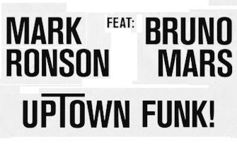 Logo for Uptown Funk by Mark Ronson and featuring Bruno Mars
