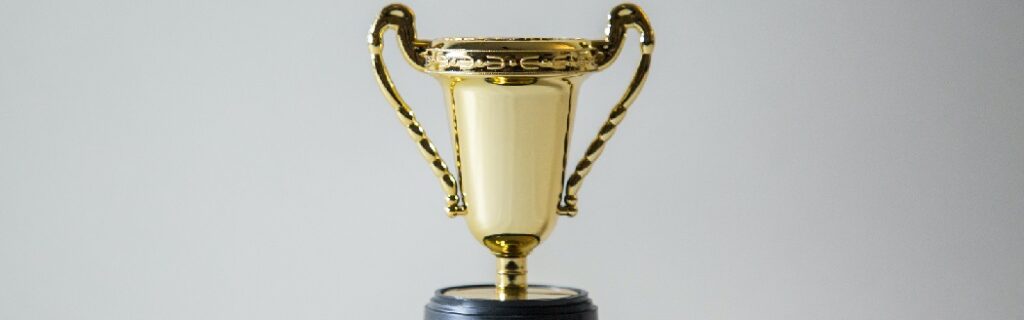 Golden trophy