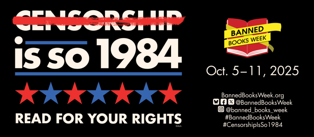 Banned Books Week 2025 logo