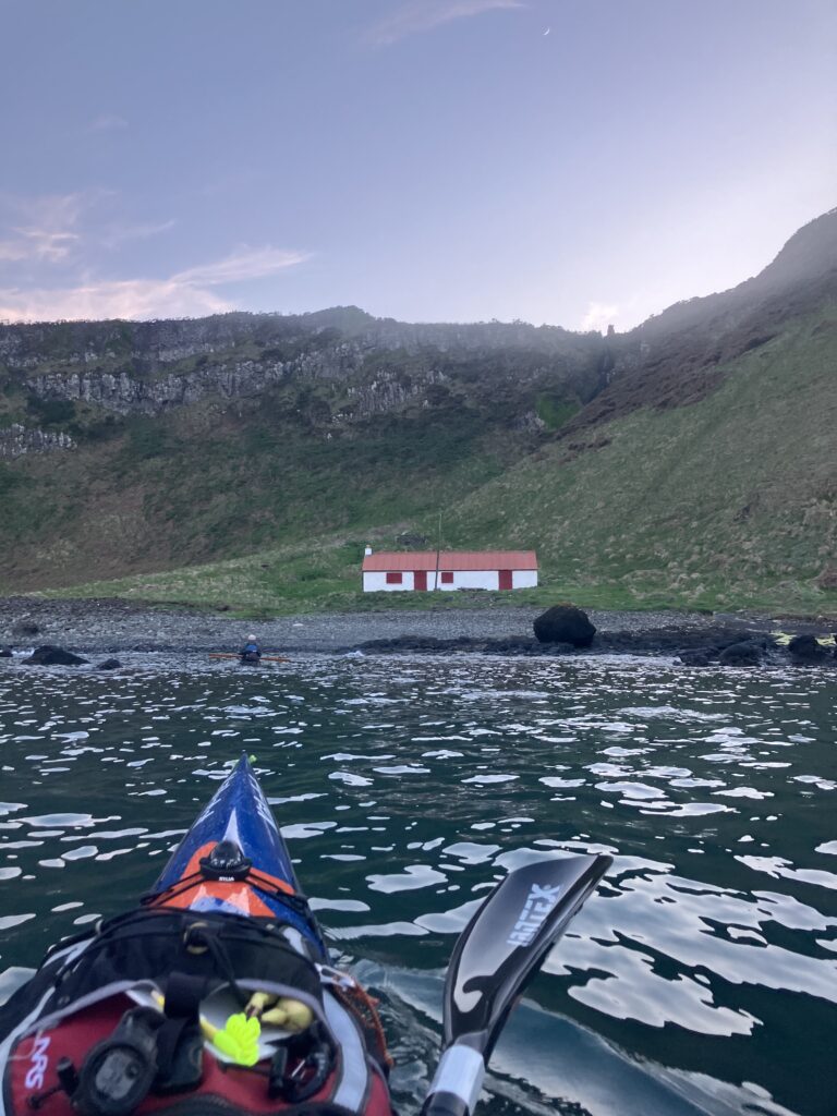 A kayak view of the Irish coast (photo courtesy Charlie Daily)