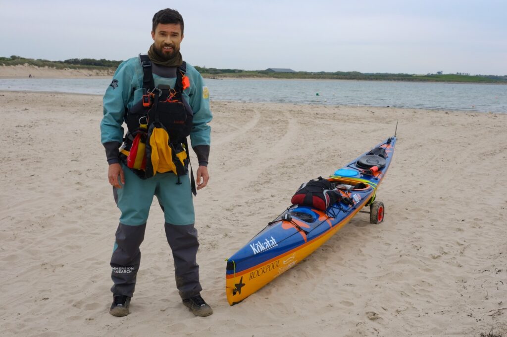Charles "Charlie" Daly on his expedition around Ireland