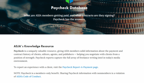 Paycheck Database