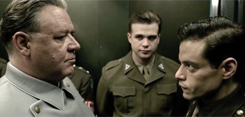 Nuremberg stars Russell Crowe as Nazi Hermann Göring, and Rami Malek as psychiatrist Douglas Kelley