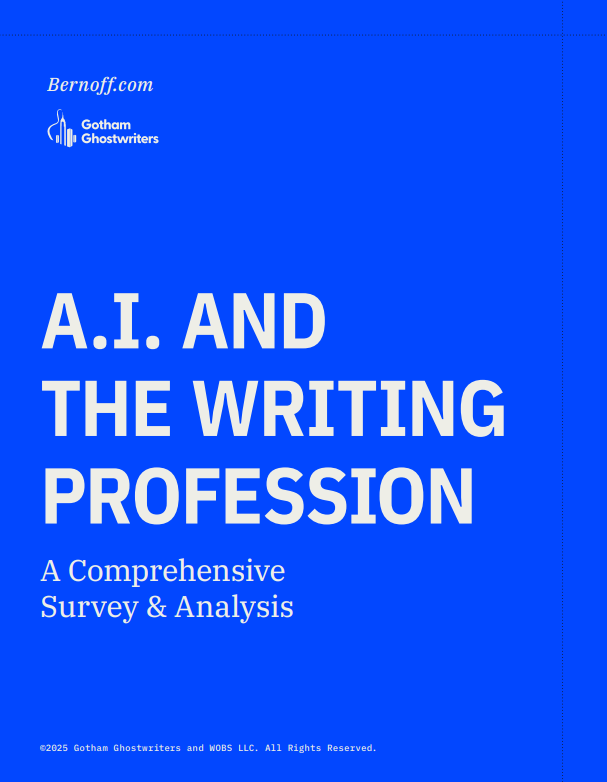 AI and the Writing Professional report cover screen shot
