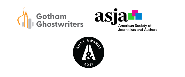 2027 Andy Awards with GG and ASJA logos