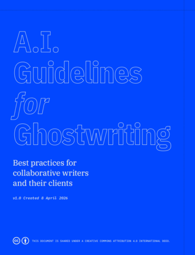 AI Guidelines for Ghostwriting report cover MR 4 27 2026