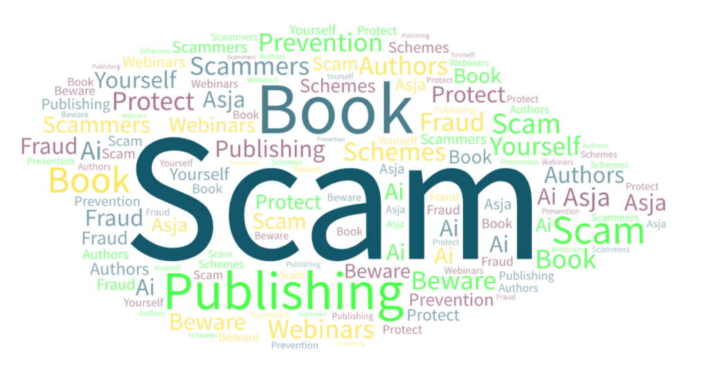 Book scam word cloud MR 4 26 2026