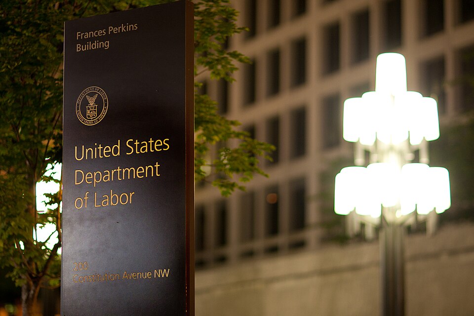US Department of Labor (photo courtesy Labor Department/Shawn T Moore.)