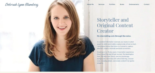 Deborah Blumberg new website
